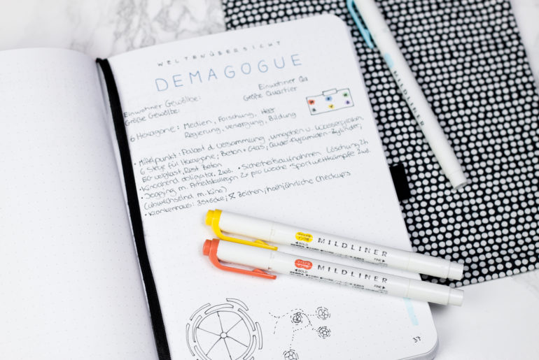 Pilot Bullet Journal Set für Anfänger